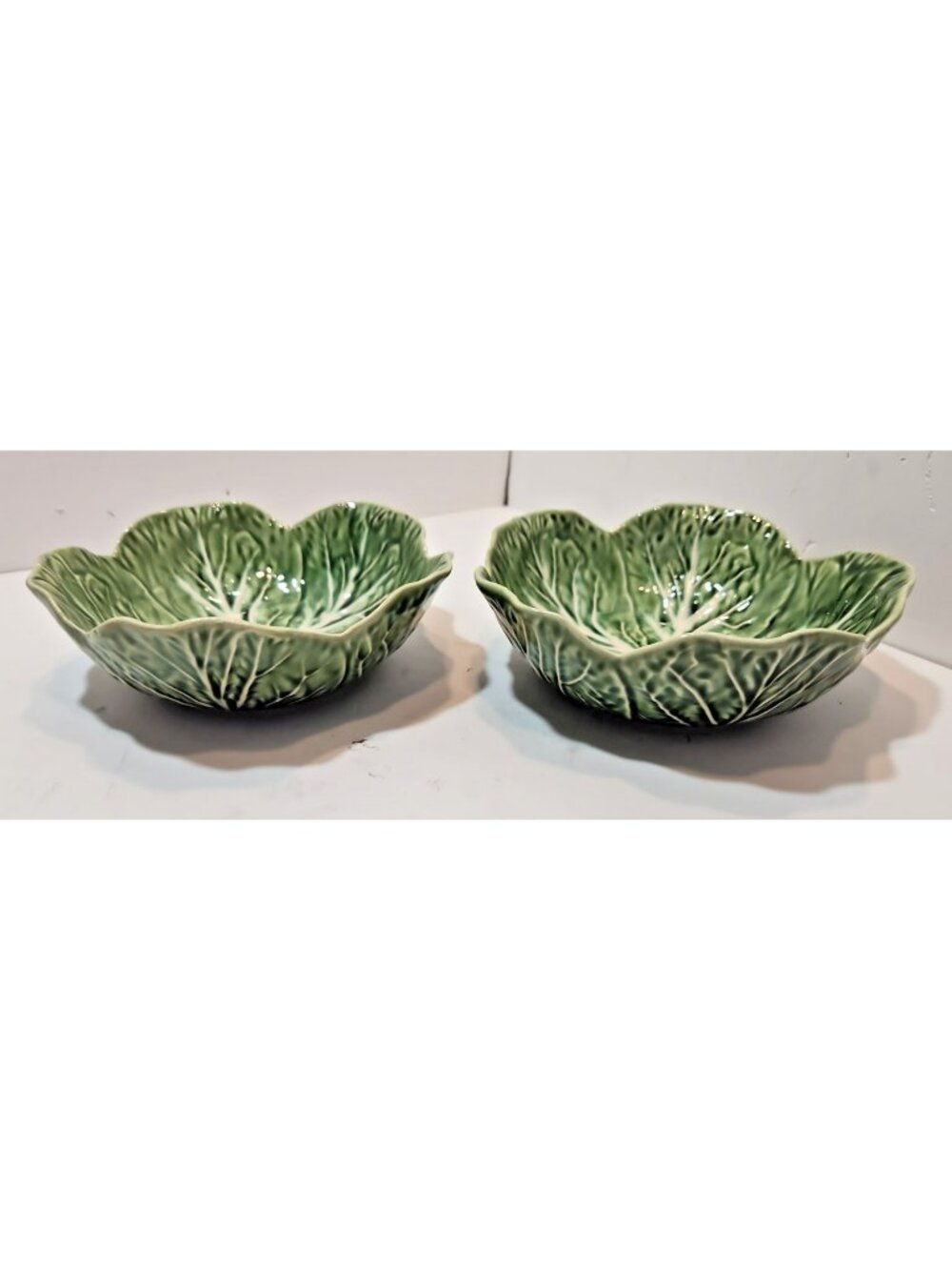 SH Home Cabbage Pottery Bowls Set of 2
